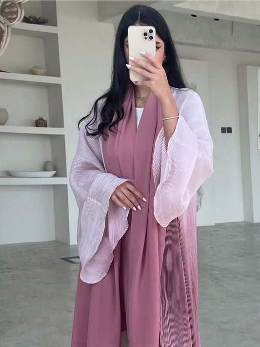 Ombre Pleated Kimono