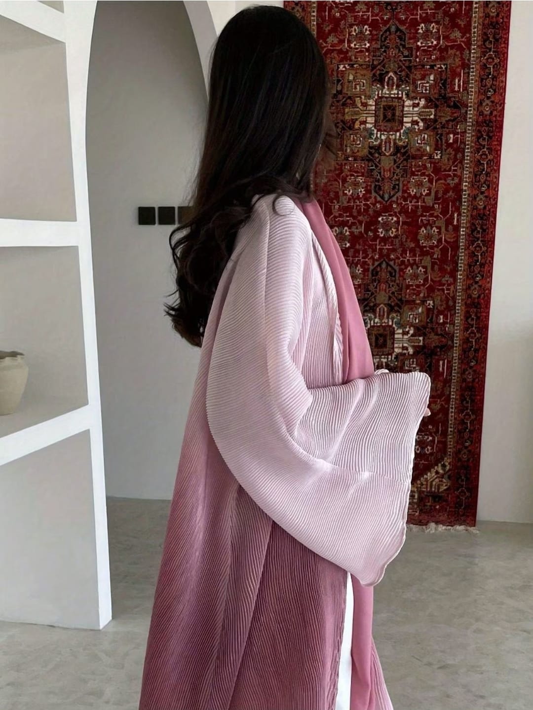 Ombre Pleated Kimono