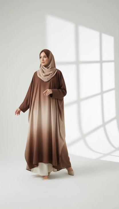 Ombre Baggy Brown