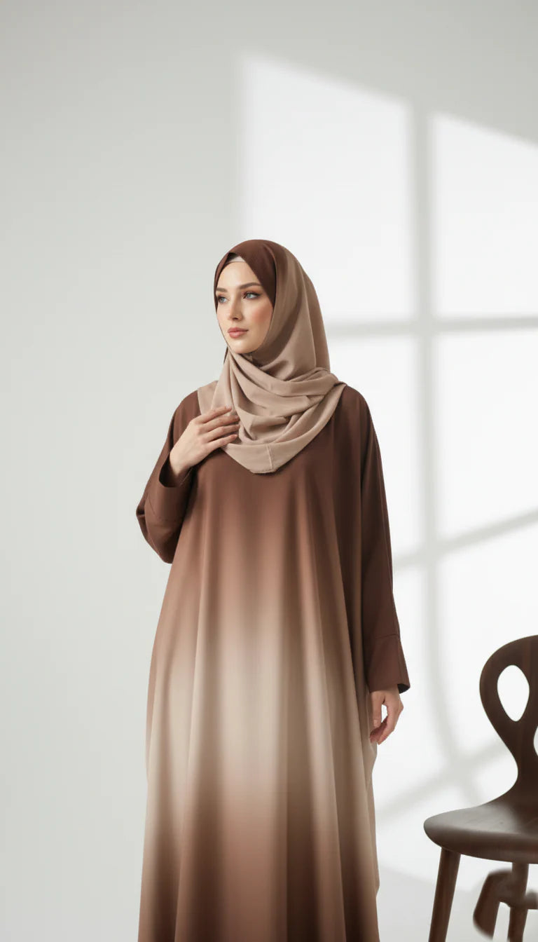 Ombre Baggy Brown