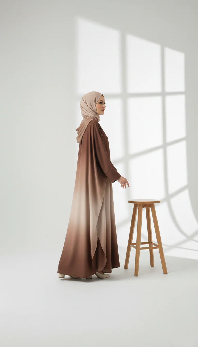 Ombre Baggy Brown