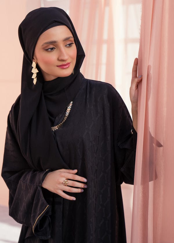 Black Soft Print Stones Sleeve