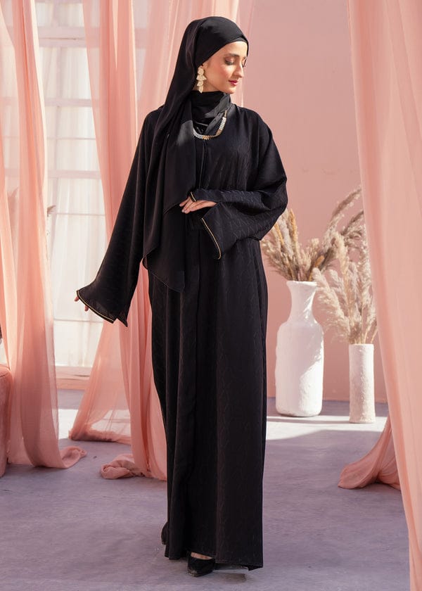 Black Soft Print Stones Sleeve