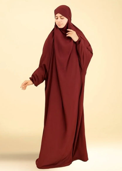Maroon Prayer Dress