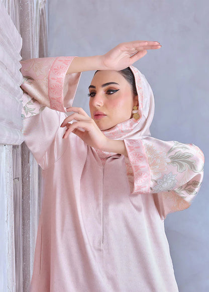 Floral Kaftan Silk Abaya