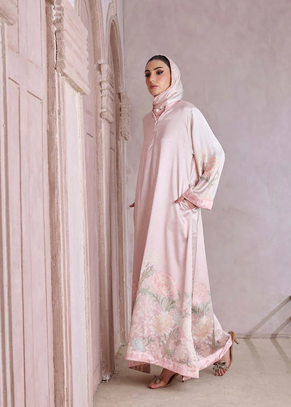 Floral Kaftan Silk Abaya
