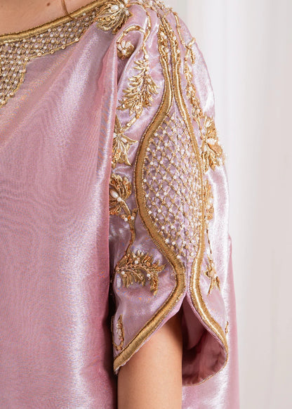 Mauve Tissue Kaftan
