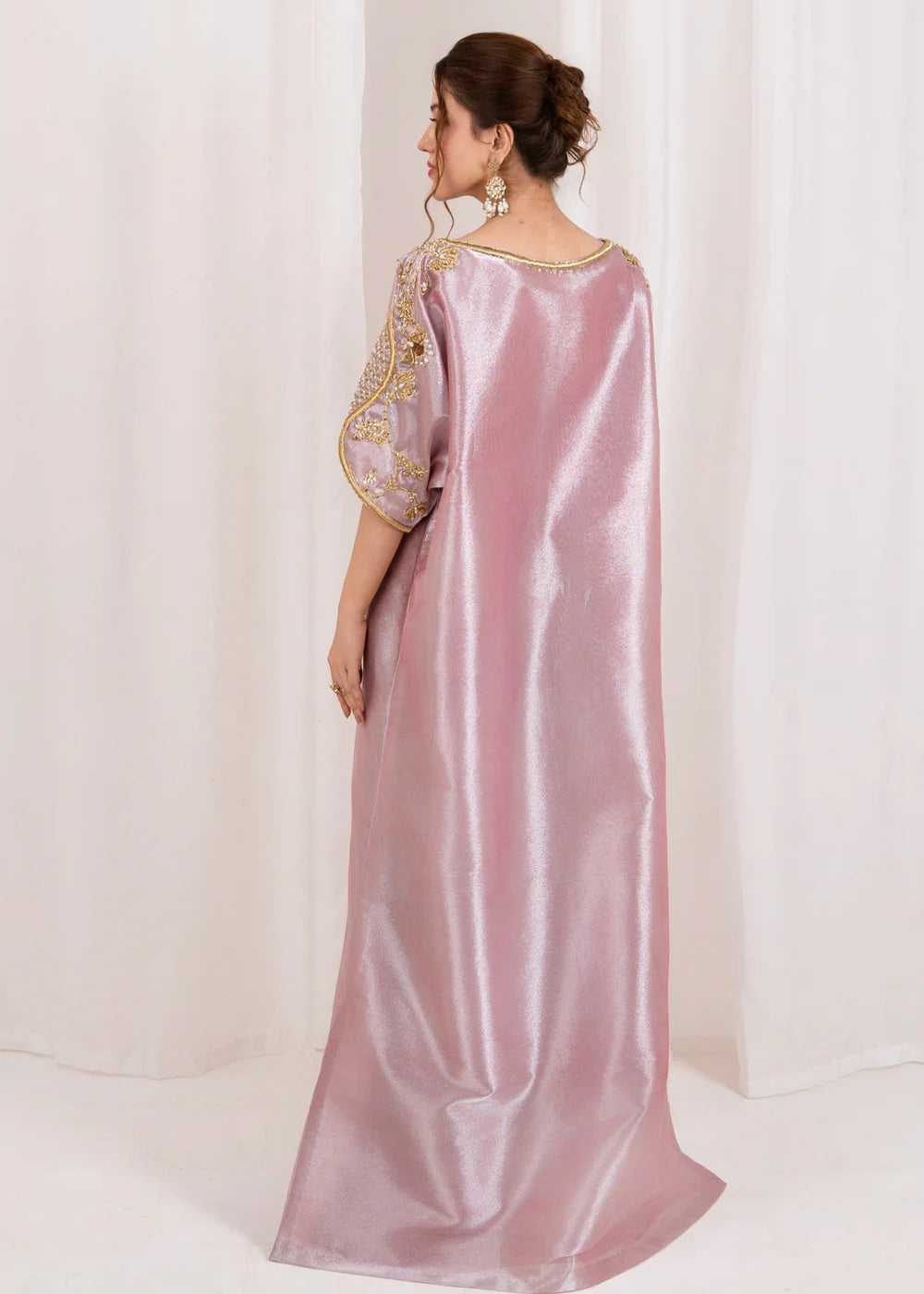 Mauve Tissue Kaftan