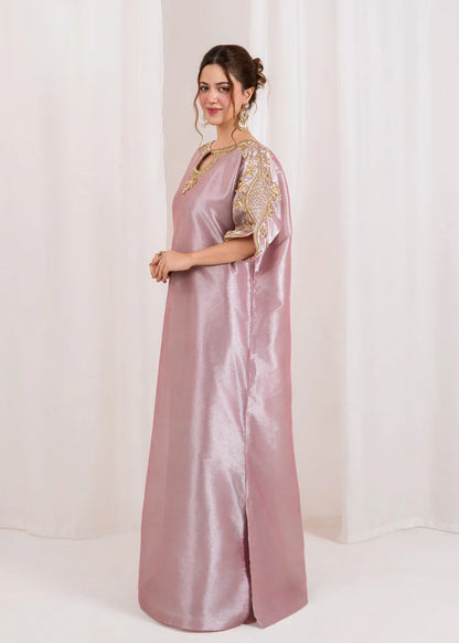 Mauve Tissue Kaftan
